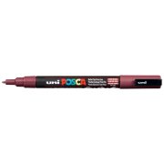 Uni Posca Marker Pc-3m Fine 0.9-1.3 Mm Red Wine