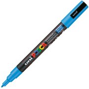 Uni Posca Marker Pc-3m Fine 0.9-1.3 Mm Sky Blue