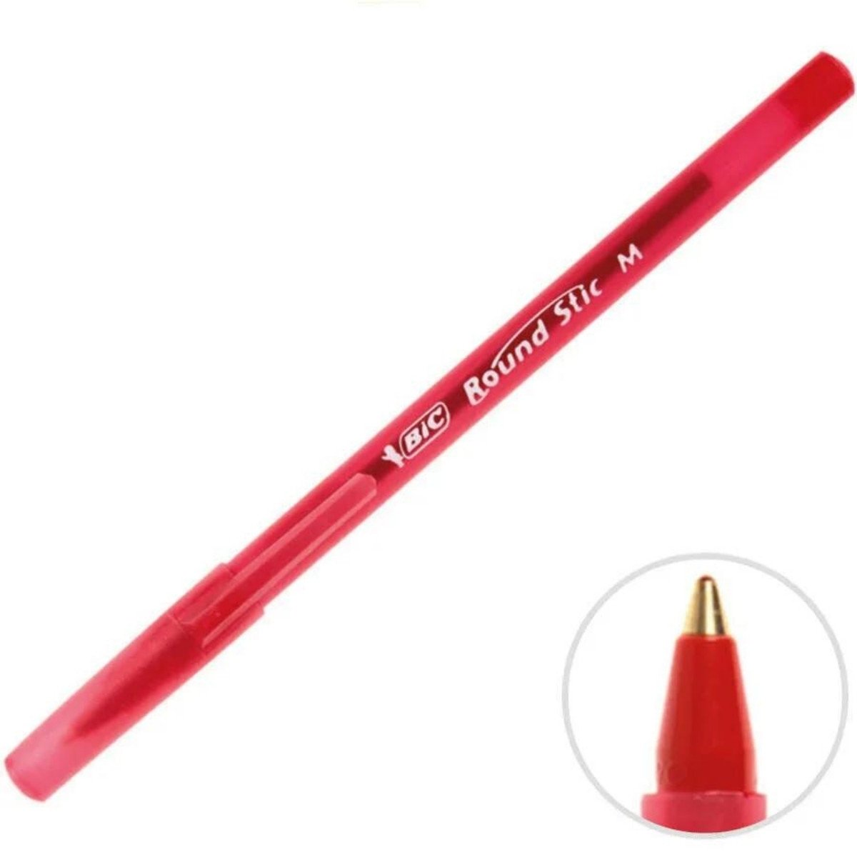 Bic Tükenmez Kalem Round Stic 1.0mm Kırmızı