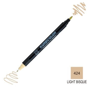 Zig Kurecolor Mangaka Fine&Brush Çift Taraflı Kalem CNKC-2200 No 424 Light Bisque