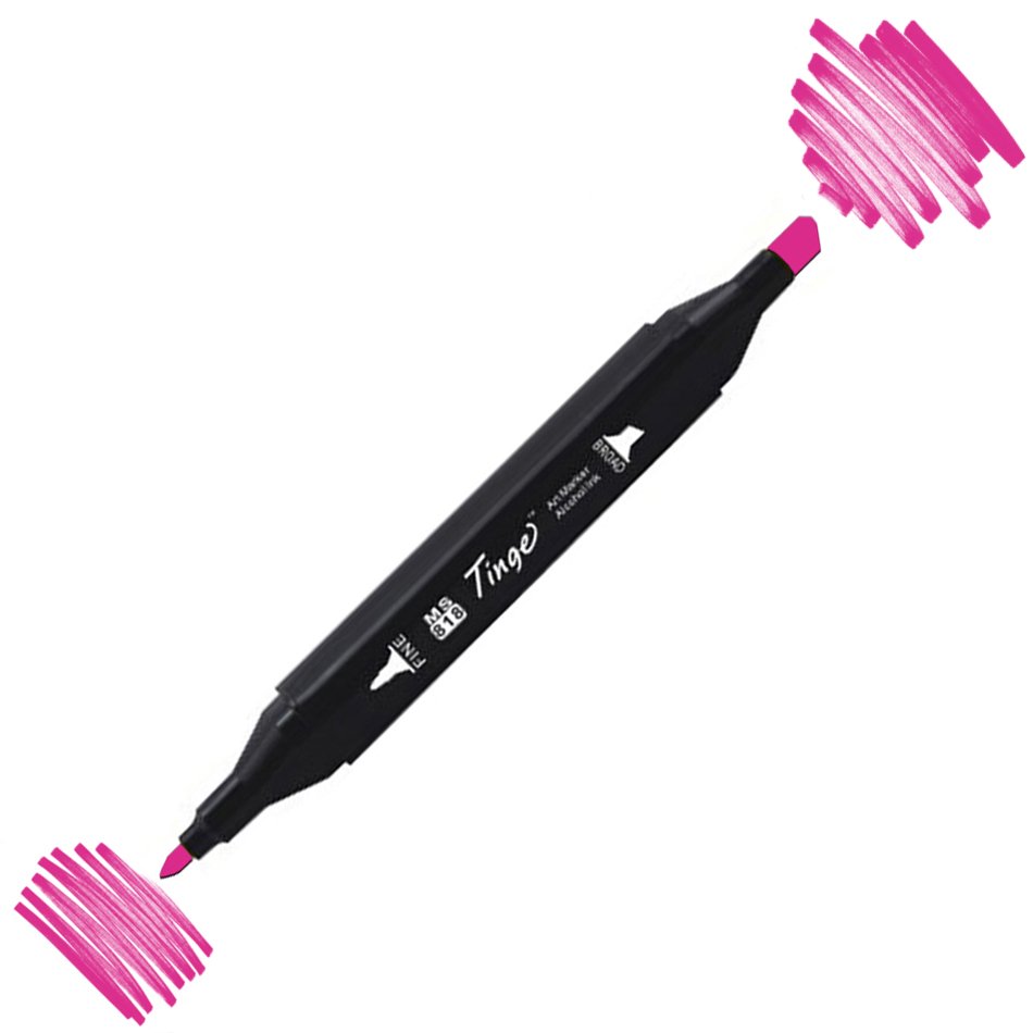 Tinge Twin Çift Uçlu Marker Kalemi Rp87 Azalea Purple