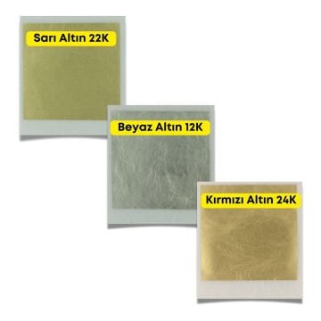 İsra Transfer Defter Altın 25yp 8x8cm 22K Sarı