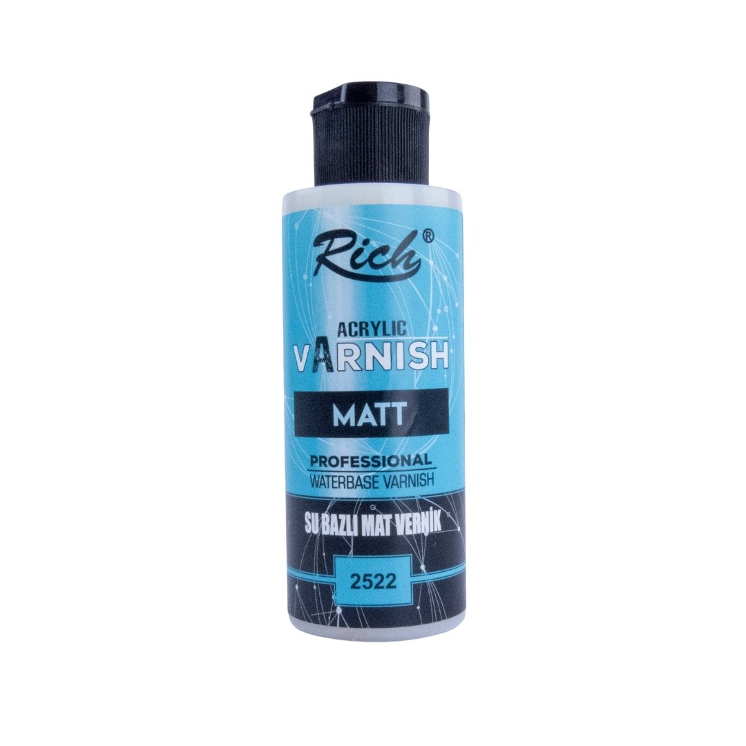 Rich Acrylic Varnish Matt Su Bazlı Mat Vernik 120ml 2522