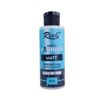 Rich Acrylic Varnish Matt Su Bazlı Mat Vernik 120ml 2522