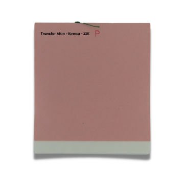 İsra Transfer Defter Altın 25yp 8x8cm 24K Kırmızı