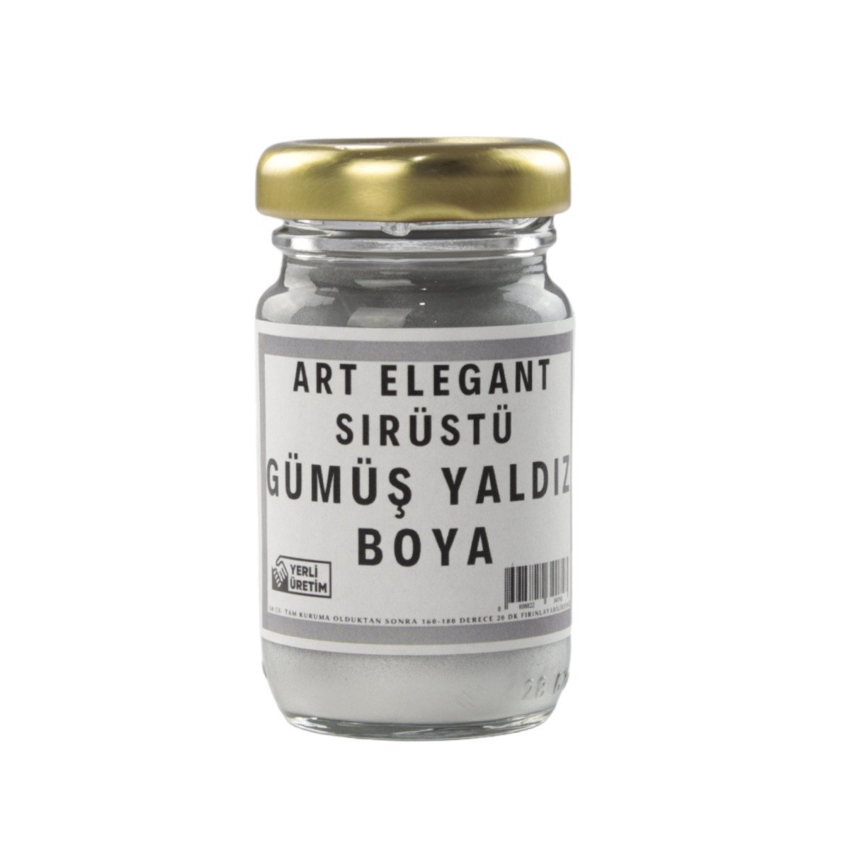 Art Elegant Sırüstü Yaldız Boya 67cc (50gr) Gümüş