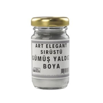 Art Elegant Sırüstü Yaldız Boya 67cc (50gr) Gümüş