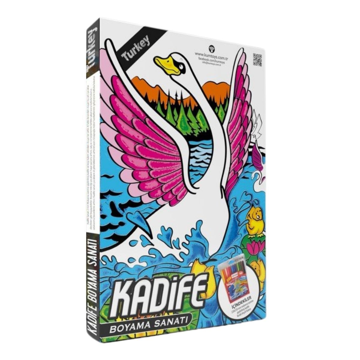 Kumtoys Kadife Boyama Sanatı Kaz