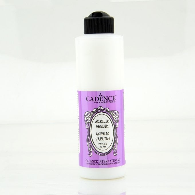 Cadence Su Bazlı Akrilik Parlak Vernik 250 Ml