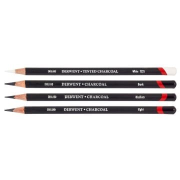 Derwent Charcoal Pencil Kömür Kalem Seti 4lü