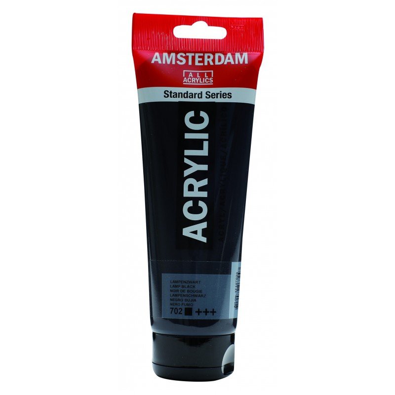 Amsterdam Akrilik Boya 120ml 702 Lamp Black