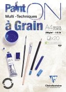 Clairefontaine Paint'on Teknik Çizim Defteri A4 200gr 40 Sayfa 20 Yaprak